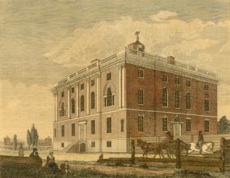 The President's house at Ninth and Market Streets, ca. 1800