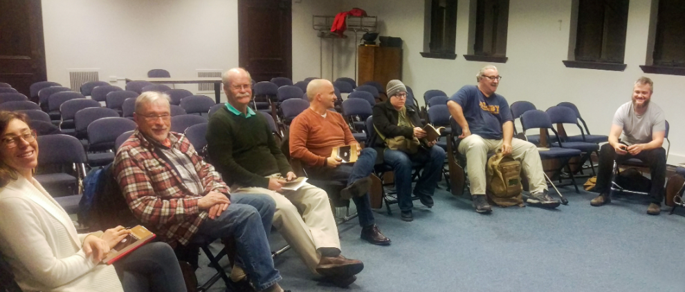 Veterans reading the Odyssey in a group facilitated by Sheila (Bridget) Murnaghan (Image: Courtesy Eternal Soldier)